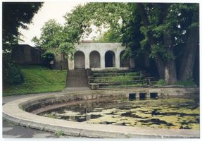 Königsberg (Pr.), Stadtkreis Königsberg Königsberg, Kaskaden am Schlossteich XLI Königsberg, Schloßteich