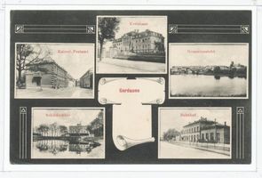 Gerdauen, Stadt und Bahnstation, Kreis Gerdauen 