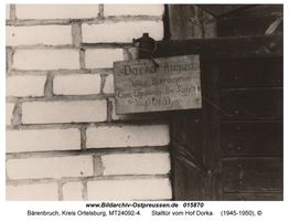 Bärenbruch Kr. Ortelsburg, Kreis Ortelsburg 