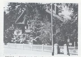 Metgethen, Ort und Bahnstation, Stadtkreis Königsberg Königsweg 11 Metgethen, Königsweg 11,  Privat Pensionat, Olga Dressler 