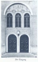 Königsberg (Pr.), Stadtkreis Königsberg  4-5 Königsberg, Kneiphöfsches Stadtgymnasium, Eingang Königsberg, Schulen