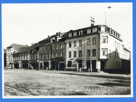 Bartenstein, Kreis Bartenstein Bartenstein, Ostpr., Marktplatz mit Hotel Kaiserhof 