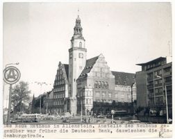 Allenstein, Stadtkreis Allenstein Allenstein - Olsztyn, Neues Rathaus und Neubaublock II Allenstein, Neues Rathaus