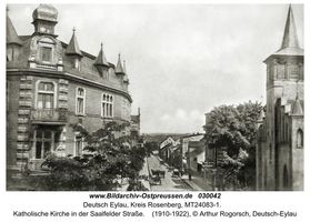 Deutsch Eylau, Kreis Rosenberg Saalfelder Straße