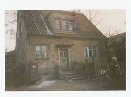 Metgethen, Ort und Bahnstation, Stadtkreis Königsberg Danziger Weg 10 Metgethen, Danziger Weg 10 Metgethen, Häuser früher und heute