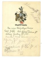 Königsberg (Pr.), Stadtkreis Königsberg Königsberg (Pr.), Karte des Königsberger Wingolf Кёнигсберг (Пр.), открытка кёнигсбергского «Вингольфа»