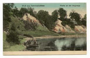 Tammau, Kreis Insterburg Tammowischken, Partie an der Angerapp 