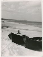 Sassau, Kreis Samland Sassau, Boote am Strand 