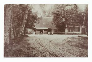 Waldkrug Stadtkr. Tilsit, Stadtkreis Tilsit Waldkrug Stadtkr. Tilsit, Gaststätte Waldkrug Stadtkr. Tilsit, Gaststätte Waldkrug an der Straße von Tilsit nach Heinrichswalde