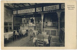 Ebenrode, Stadt, Kreis Ebenrode Ebenrode fr. Stallupönen, Hotel Hardt - Weinstube Эбенроде, прежде Шталлупёнен, отель «Хардт» — винная таверна