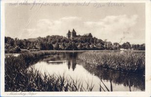 Neidenburg, Stadt, Kreis Neidenburg Neidenburg, Schloß und Schloßteich V Neidenburg, Schloß
