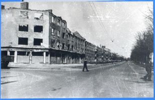Königsberg (Pr.), Stadtkreis Königsberg Hagenstraße Königsberg, Ecke Hagenstraße - Boyenstraße, Kriegsschäden Königsberg, Zweiter Weltkrieg und das Ende