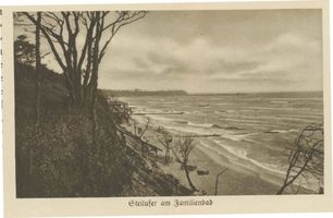 Neukuhren, Kreis Samland Neukuhren, Steilufer am Familienbad 