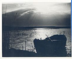 Rosenberg Kr. Heiligenbeil, Kreis Heiligenbeil Rosenberg Kr. Heiligenbeil, Gewitter über dem Haff Frische Nehrung - Frisches Haff