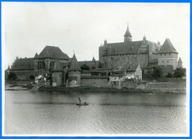 Marienburg, Westpr., Kreis Marienburg Marienburg i. Westpr., Die Marienburg von der Nogatseite V Marienburg, Schloß