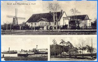 Heidekrug Kr. Samland, Kreis Samland Heydekrug Kr. Samland, Am Haff - 3 Ansichten 