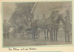 Tawellenbruch, Ort und Forstamt, Kreis Elchniederung Tawellenbruch, Familie Oberförster Meyer in Tawellningken 