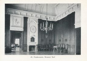 Finckenstein, Kreis Rosenberg Finckenstein, Schloß, Brauner Saal 