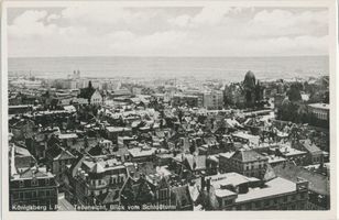 Königsberg (Pr.), Stadtkreis Königsberg Königsberg, Teilansicht, Blick vom Schloß in Richtung Süd-Ost II Königsberg, Synagoge