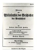  Ganz Ostpreußen, Johann Gottfried Herder,  Ideen zur Philosophie der Geschichte der Menschheit  Johann Gottfried Herder, Theologe und Philosoph