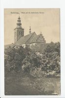Heilsberg Kr. Heilsberg, Stadt, Kreis Heilsberg Heilsberg Kr. Heilsberg, Blick auf die Katholische Kirche 
