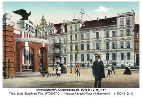 Tilsit, Stadt, Stadtkreis Tilsit Herzog-Albrecht-Platz