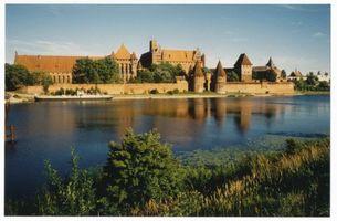Marienburg, Westpr., Kreis Marienburg Marienburg i. Westpr., Die Marienburg von der Nogatseite XXI Мариенбург, Зап. Пруссия, замок Мариенбург со стороны Ногата, XXI