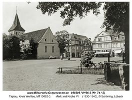 Tapiau, Kreis Wehlau Marktplatz  