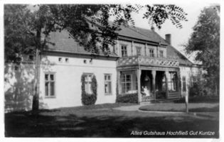 Hochfließ, Kreis Gumbinnen Augstupönen Kr. Gumbinnen, Altes Gutshaus, Gut Kuntze 