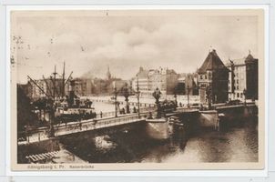 Königsberg (Pr.), Stadtkreis Königsberg Lindenstraße Königsberg, Kaiserbrücke II Königsberg, Kaiserbrücke