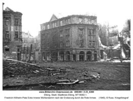 Elbing, Stadt, Stadtkreis Elbing  Ostpreußen, Zweiter Weltkrieg und das Ende
