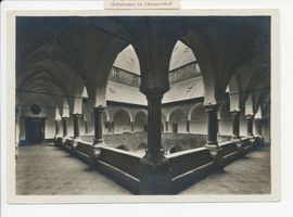 Heilsberg Kr. Heilsberg, Stadt, Kreis Heilsberg Heilsberg Kr. Heilsberg, Schloss, Hofarkaden im Obergeschoss 