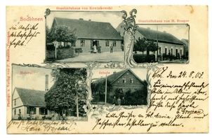 Sodehnen Kr. Angerapp, Kreis Angerapp Sodehnen Kr. Angerapp, Geschäftshaus, Geschäftshaus, Meierei, Schule Зоденен, р-н Ангерапп, торговый дом, торговый дом, молочная ферма, школа