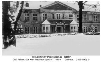Groß Peisten, Gut, Kreis Preußisch Eylau 