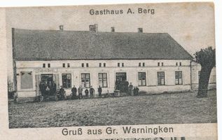 Steinkirch, Kreis Schloßberg Steinkirch, fr.Groß Warningken, Gasthaus A. Berg 