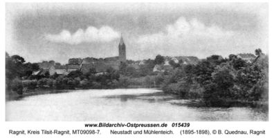 Ragnit, Kreis Tilsit-Ragnit  Ragnit, Mühlenteich