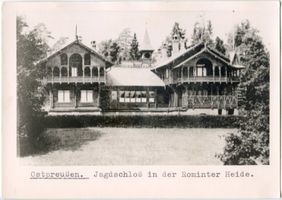 Jagdhaus Rominten, Kreis Goldap Jagdhaus Rominten, Jagdschloß VIII Ягдхаус Роминтен, охотничий замок, VIII