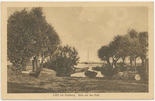 Kahlberg-Liep, Ort, Kreis Elbing Kahlberg-Liep, Blick auf das Haff 