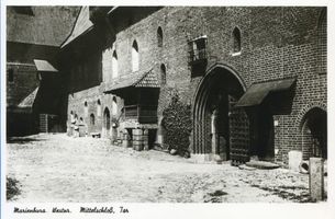 Marienburg, Westpr., Kreis Marienburg Marienburg i. Westpr., Mittelschloß, Tor Мариенбург в Западной Пруссии, Средний замок, ворота