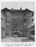 Heilsberg Kr. Heilsberg, Stadt, Kreis Heilsberg Heilsberg Kr. Heilsberg, Das Hohe Tor, III , Feldseite Хайльсберг, округ Хайльсберг, Высокие ворота, III, полевая сторона