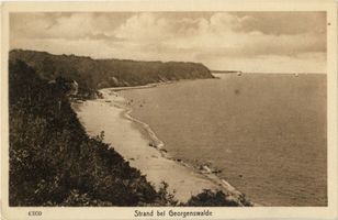 Georgenswalde, Kreis Samland Georgenswalde, Strand bei Georgenswalde Samländische Steilküste