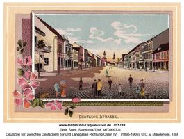 Tilsit, Stadt, Stadtkreis Tilsit Deutsche Straße