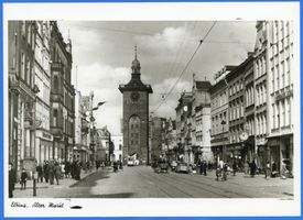Elbing, Stadt, Stadtkreis Elbing Elbing, Alter Markt mit Markttor II 