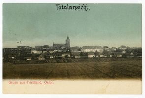 Friedland (Ostpr.), Kreis Bartenstein Friedland (Ostpr.), Ortsansicht III Фридланд (Вост. Пруссия), вид города, III