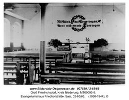 Groß Friedrichsdorf, Kreis Elchniederung Friedhofstraße