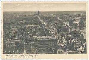 Königsberg (Pr.), Stadtkreis Königsberg Königsberg, Blick vom Schlossturm in Richtung süd-west II Кёнигсберг, вид с Замковой башни в юго-западном направлении, II