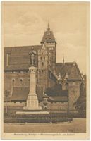 Marienburg, Westpr., Kreis Marienburg Marienburg i. Westpr., Schloß mit Abstimmungsdenkmal VI Мариенбург, Зап. Пруссия, замок с памятником плебисцита, VI