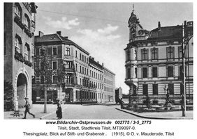 Tilsit, Stadt, Stadtkreis Tilsit Thesingplatz