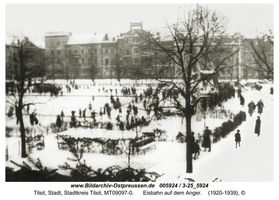Tilsit, Stadt, Stadtkreis Tilsit Anger  Tilsit, Winterfreuden