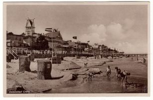 Cranz Kr. Samland, Ort, Kreis Samland Cranz, Strandleben VIII 